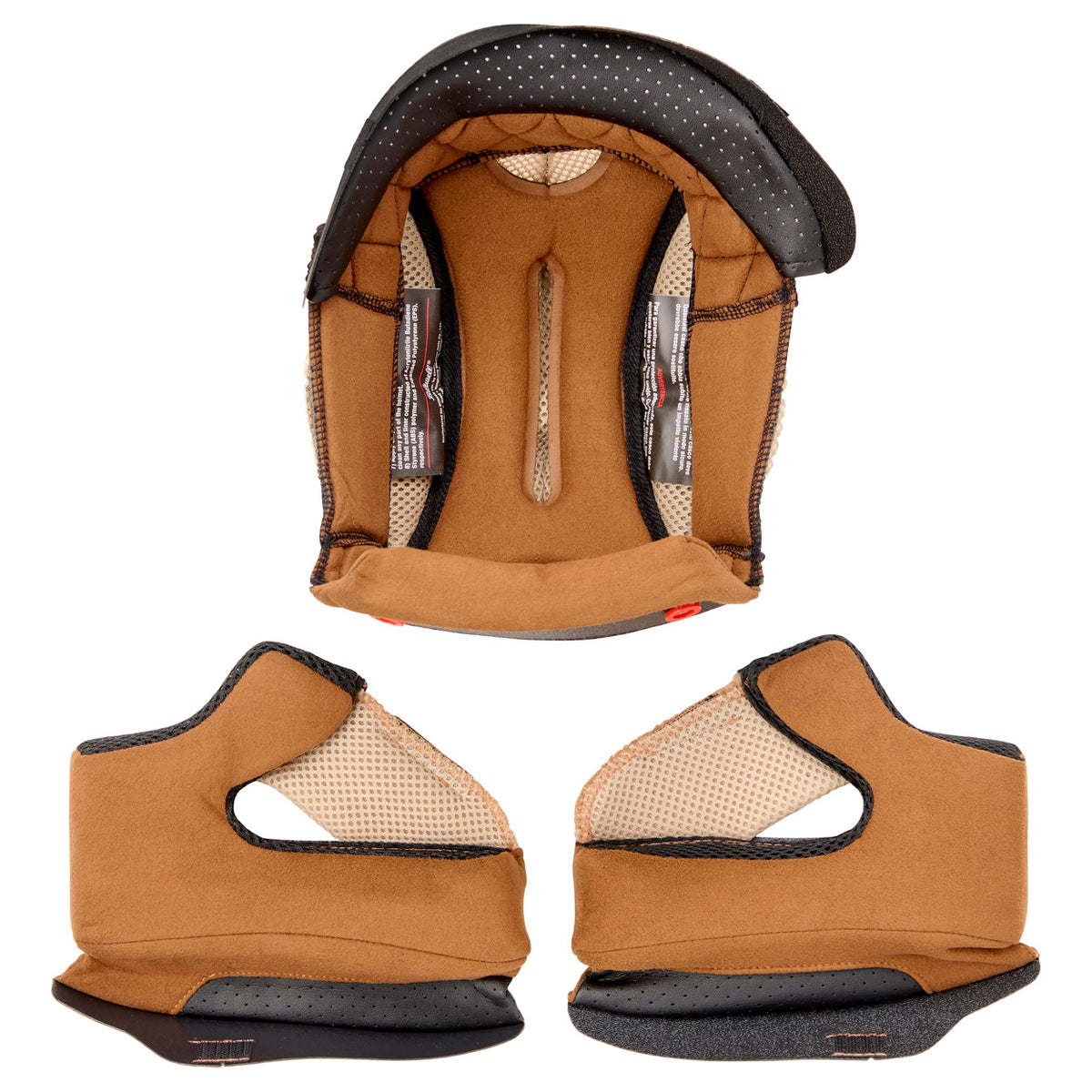 Gringo, Gringo S, Gringo SV Brown Helmet Liner - ECE R22.06