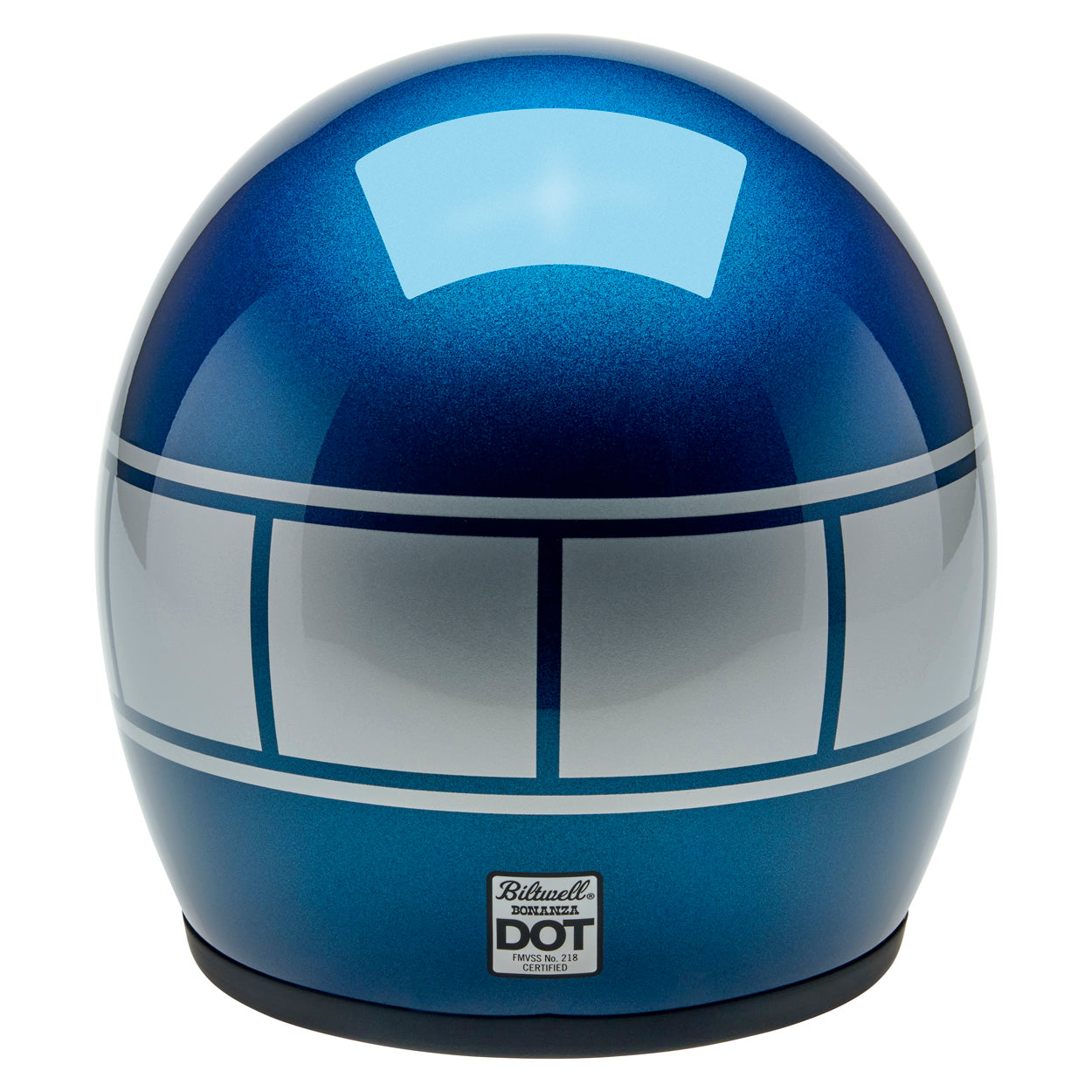 Bonanza Helmet - Holeshot Metallic Blue / Silver