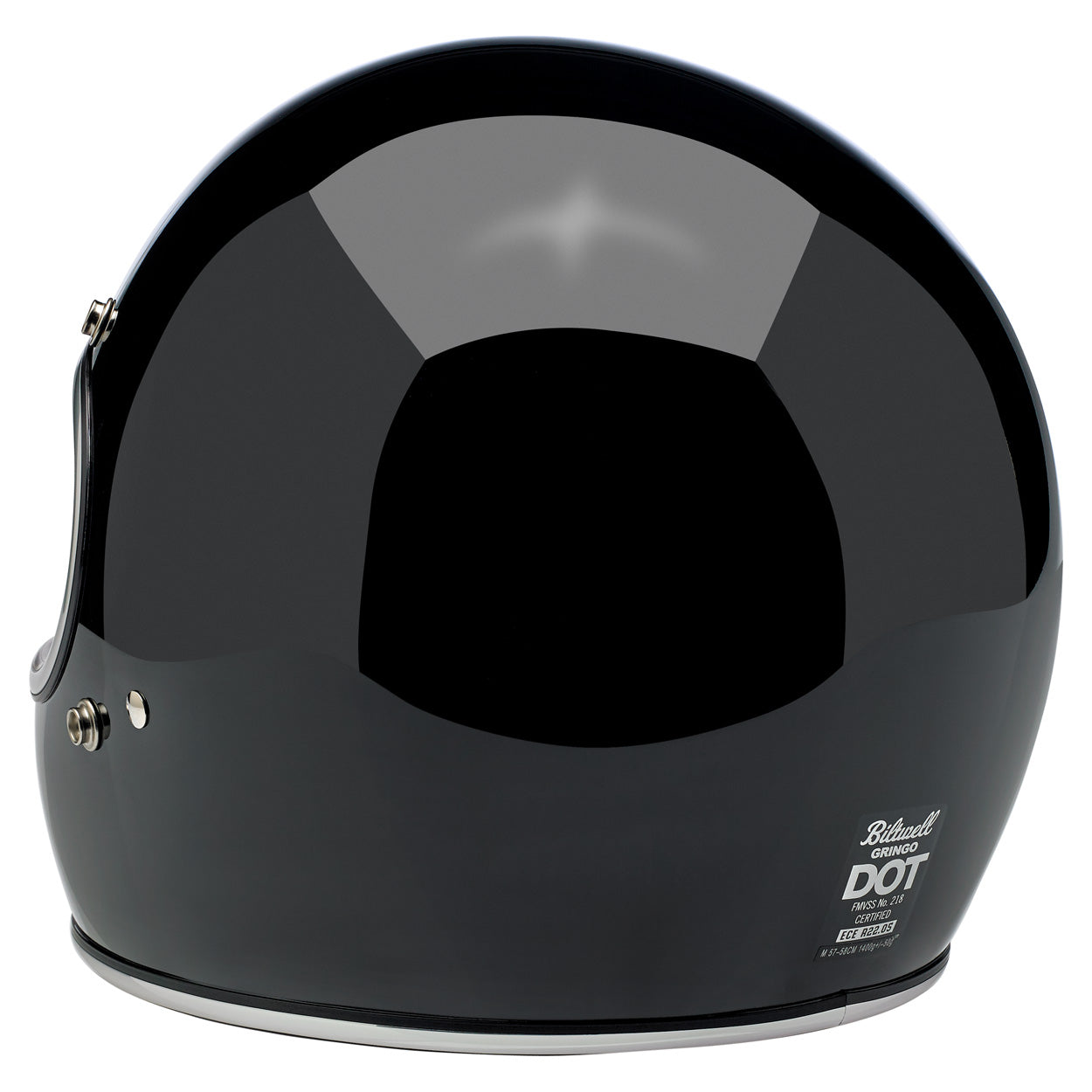 CLOSEOUT Gringo ECE R22.05 Helmet - Gloss Black