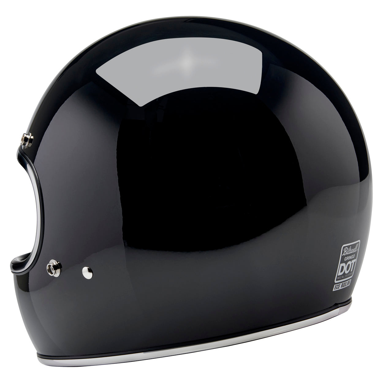 Gringo ECE R22.06 Helmet - Gloss Black