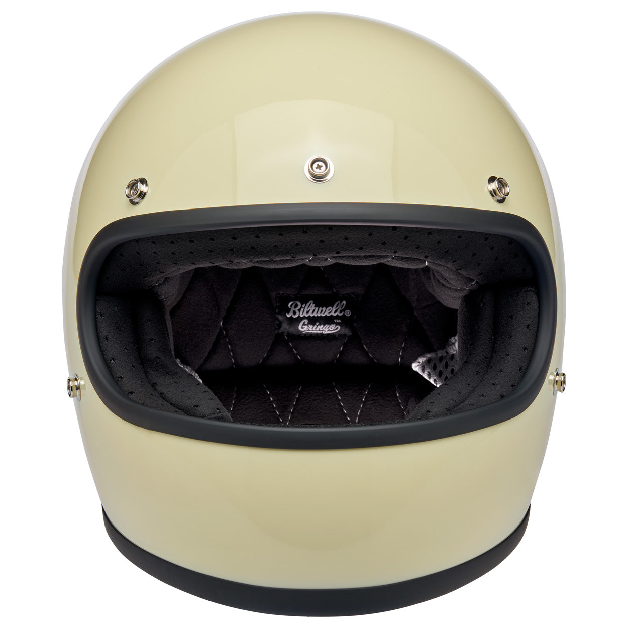 CLOSEOUT Gringo ECE R22.05 Helmet - Gloss Vintage White