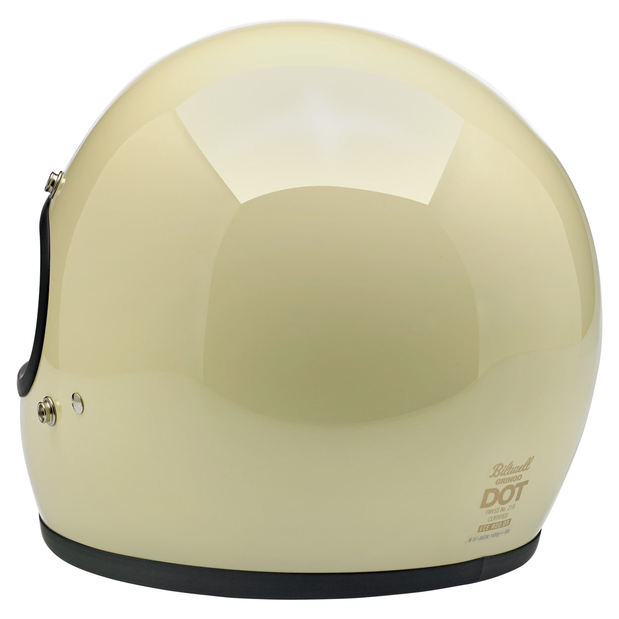 CLOSEOUT Gringo ECE R22.05 Helmet - Gloss Vintage White