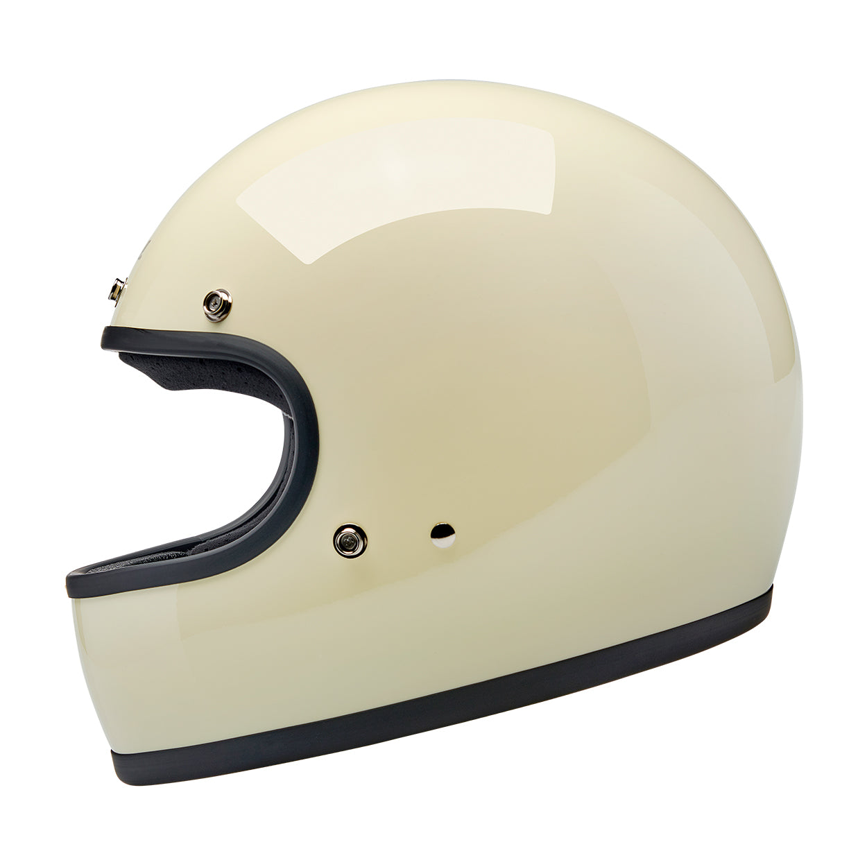 buying discontinued new old stock motorcycle helmet Biltwell Gringo Helmet ECE Solids Gloss Vintage White S