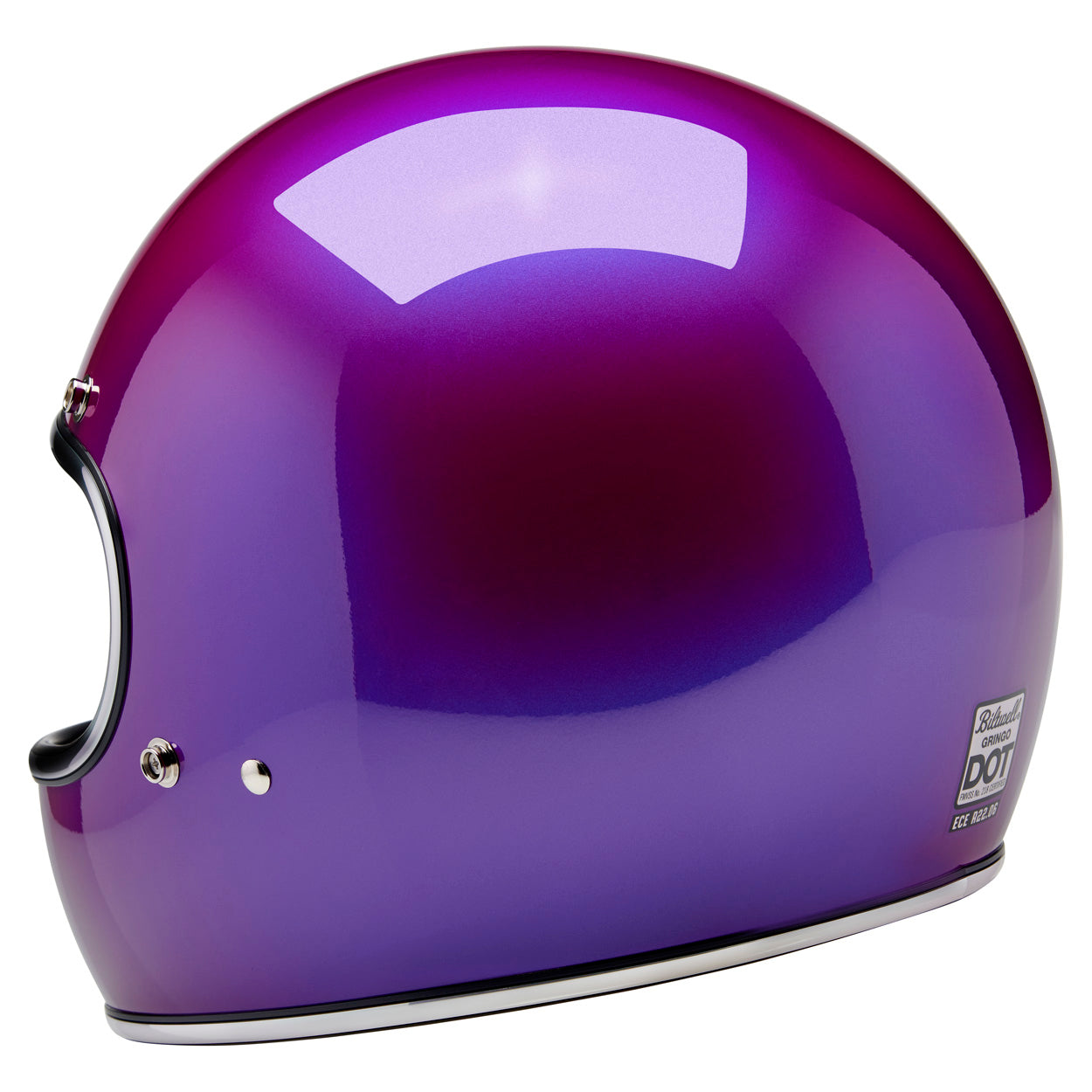 Gringo ECE R22.06 Helmet - Metallic Grape