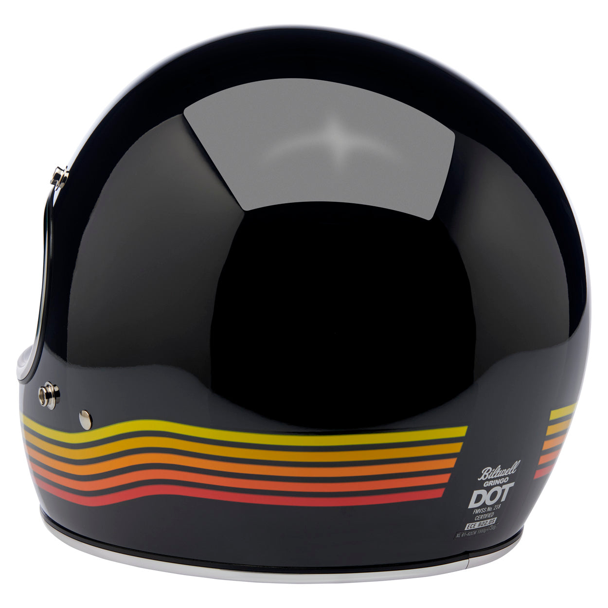 CLOSEOUT Gringo ECE R22.05 Helmet - Gloss Black Spectrum