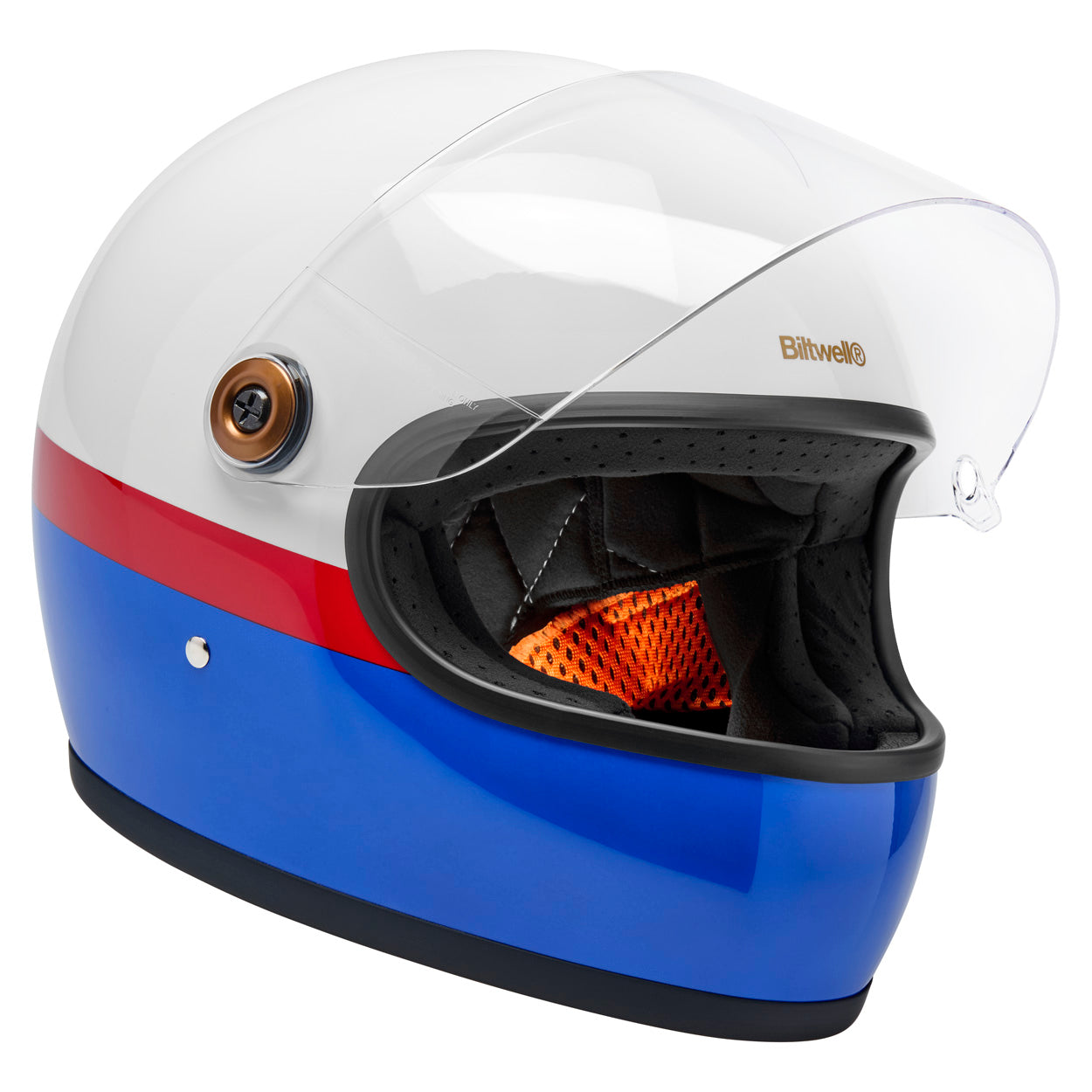 Gringo S Helmet - Apex Gloss White / Red / Blue