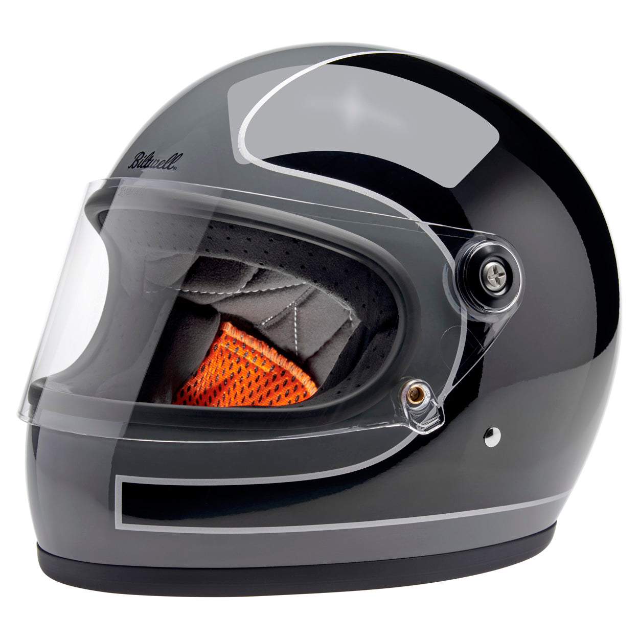 Gringo S Helmet - Gloss Storm Grey / Black Tracker