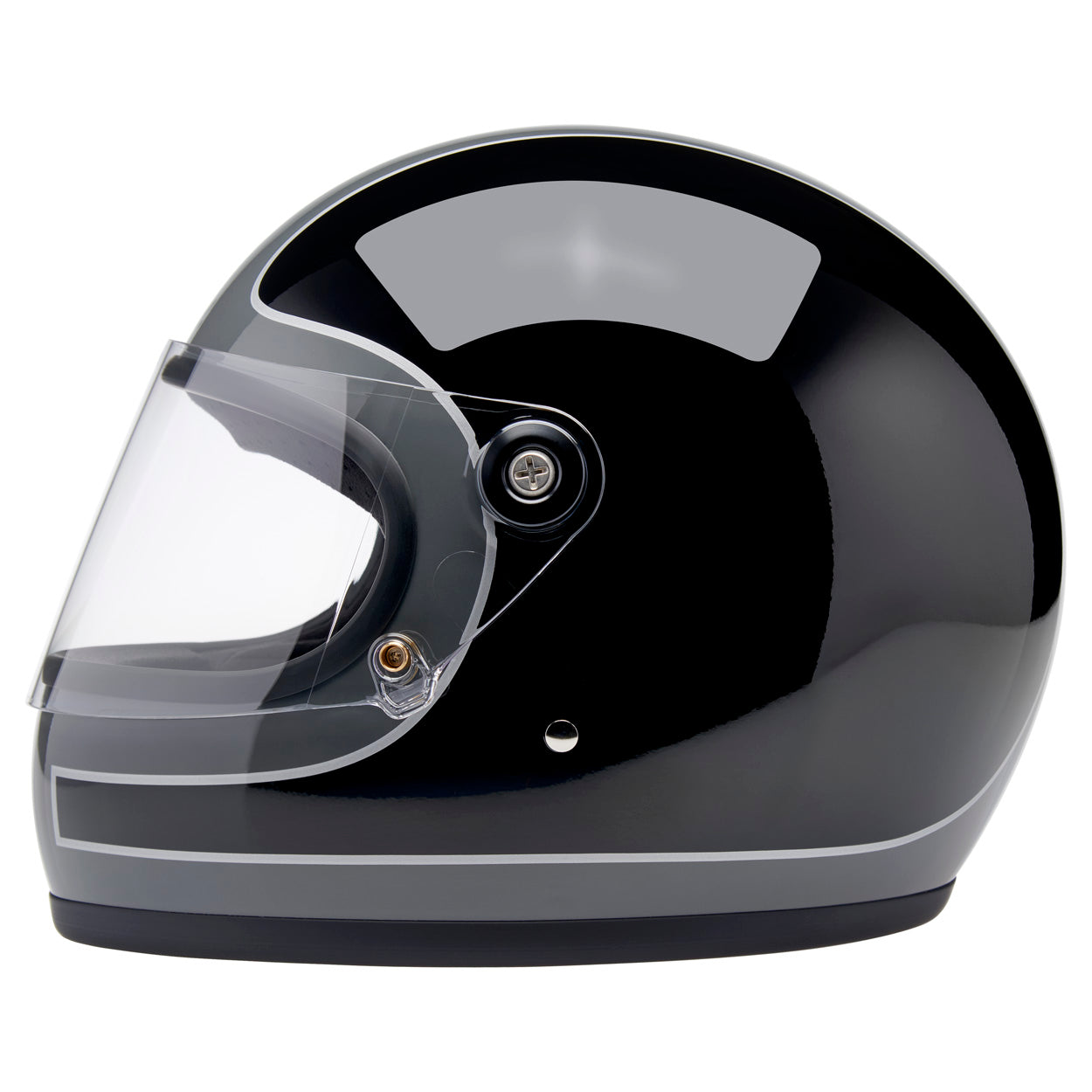 Gringo S Helmet - Gloss Storm Grey / Black Tracker