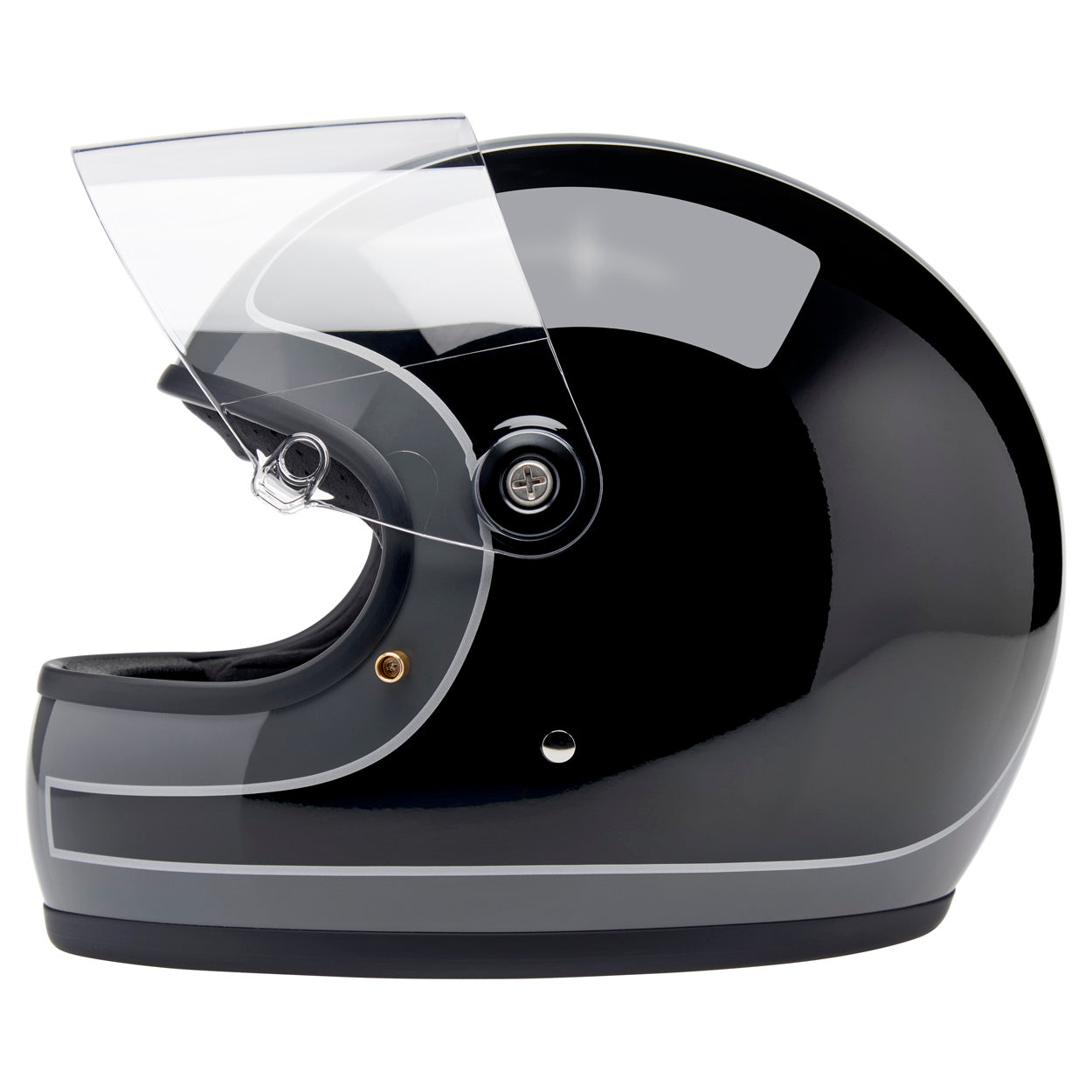 Gringo S Helmet - Gloss Storm Grey / Black Tracker