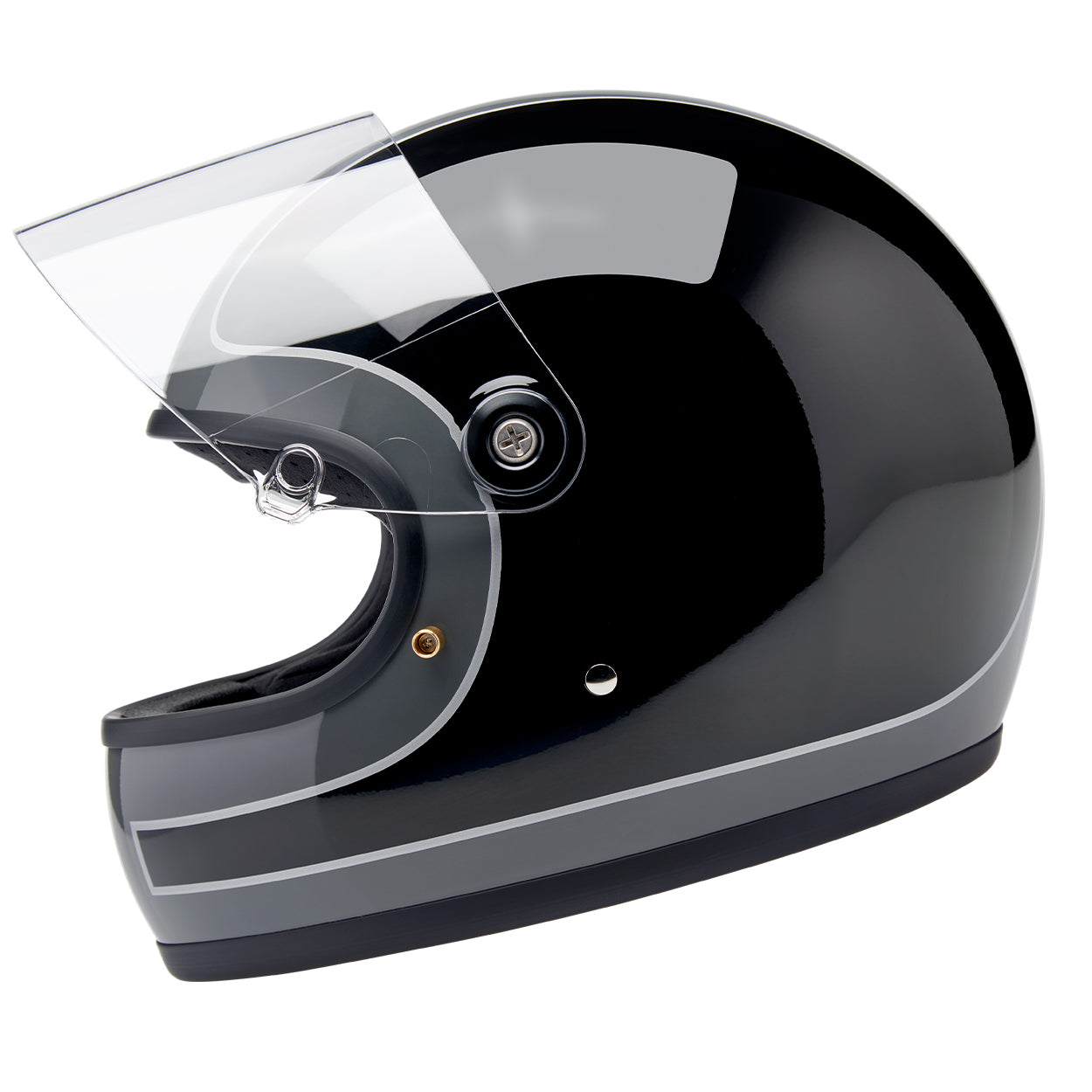 Gringo S Helmet - Gloss Storm Grey / Black Tracker
