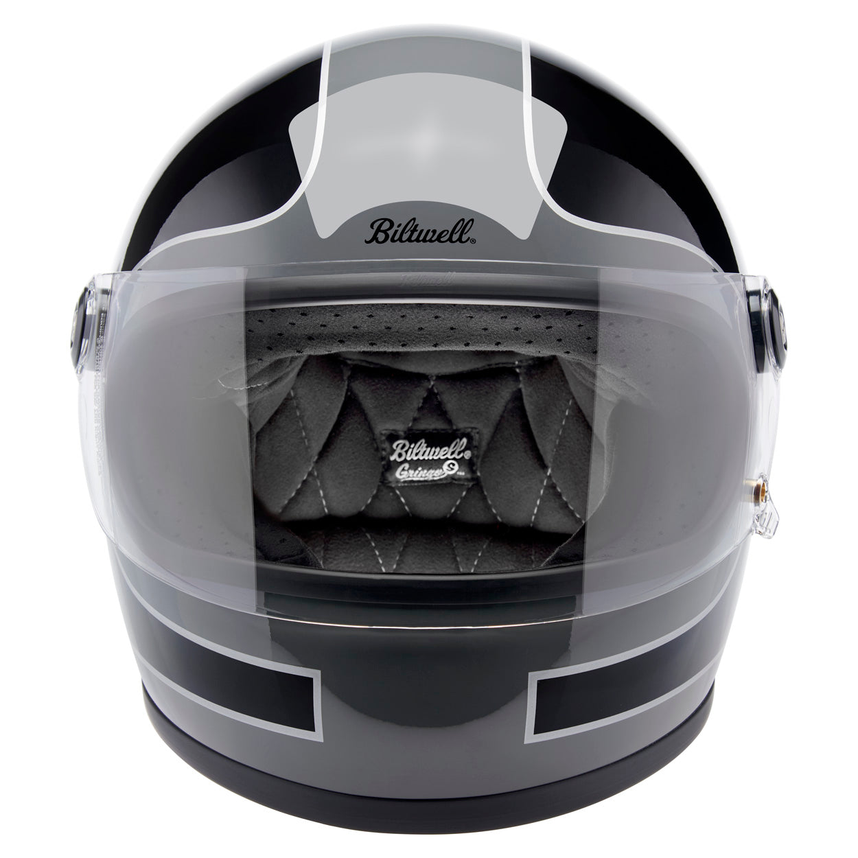 Gringo S Helmet - Gloss Storm Grey / Black Tracker