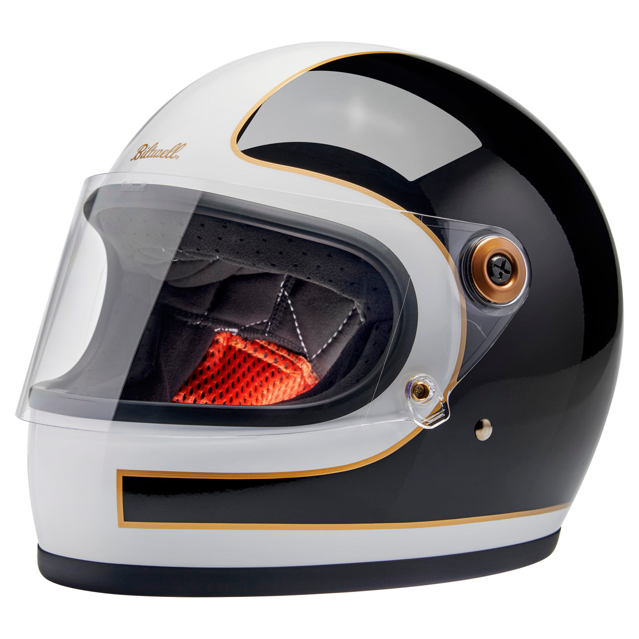 Gringo S ECE R22.06 Helmet - Gloss White / Gloss Black Tracker