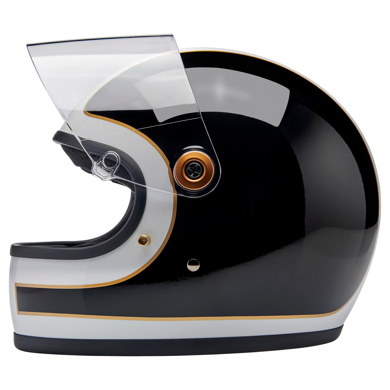 Gringo S ECE R22.06 Helmet - Gloss White / Gloss Black Tracker