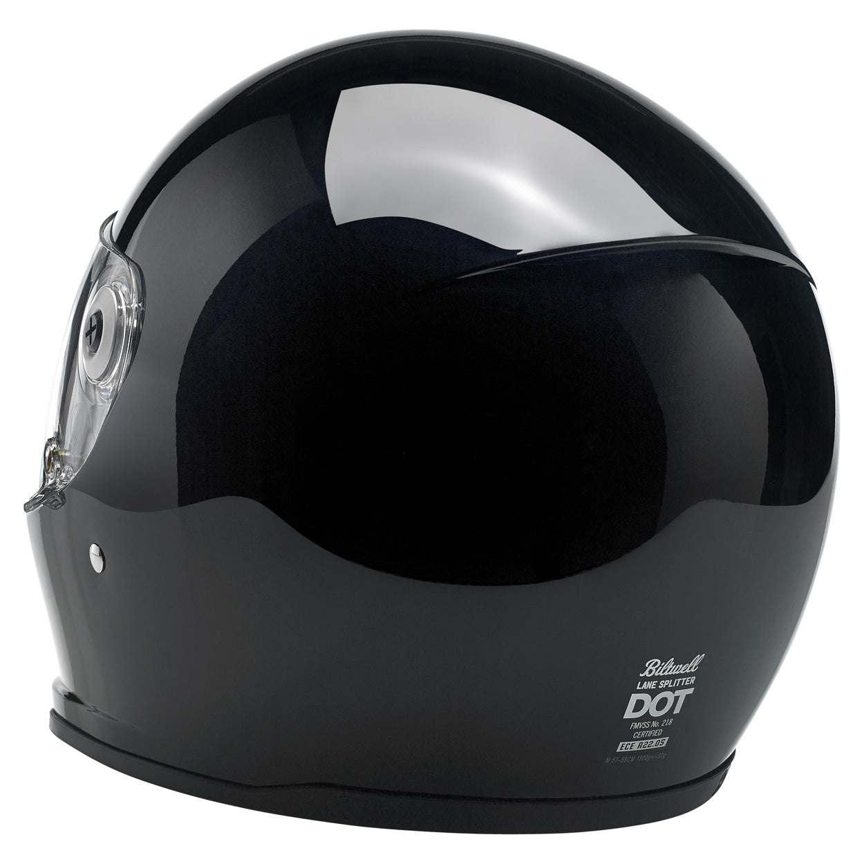 Lane Splitter ECE R22.05 Helmet - Gloss Black