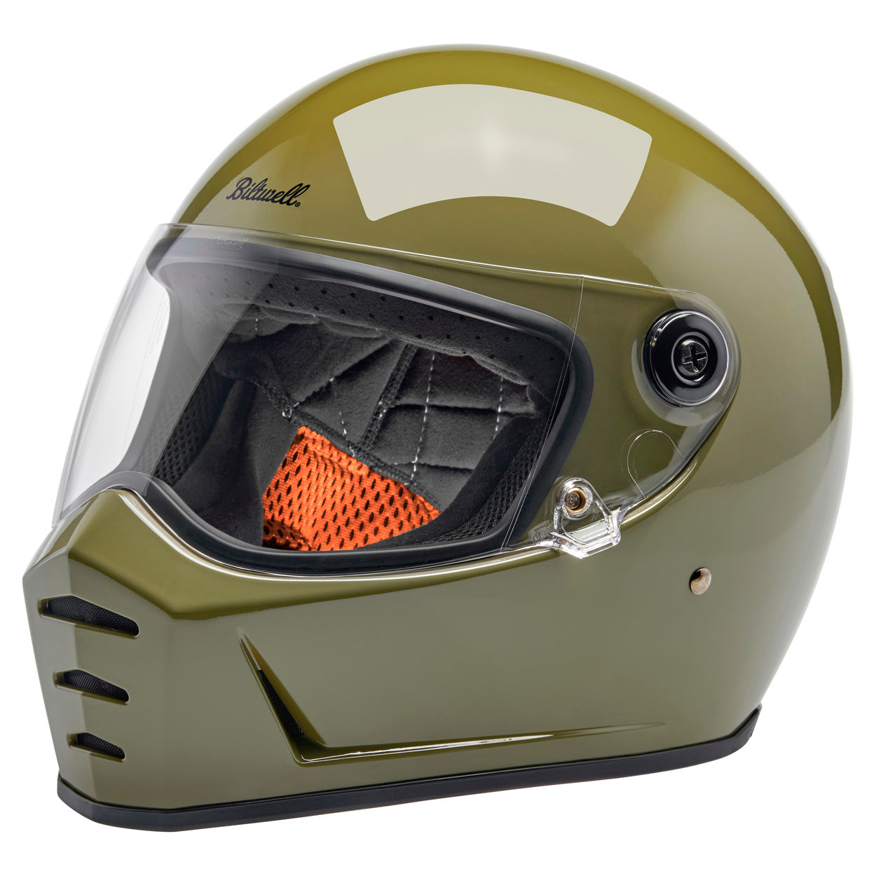 Lane Splitter Helmet - Gloss Olive Green