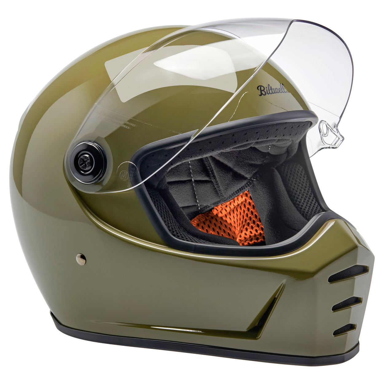 Lane Splitter Helmet - Gloss Olive Green