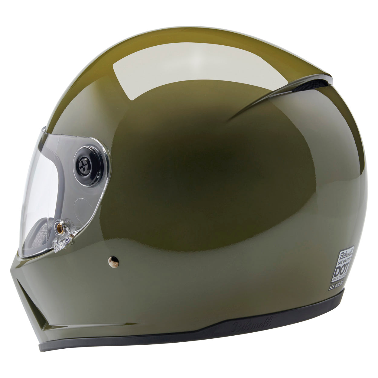 Lane Splitter Helmet - Gloss Olive Green