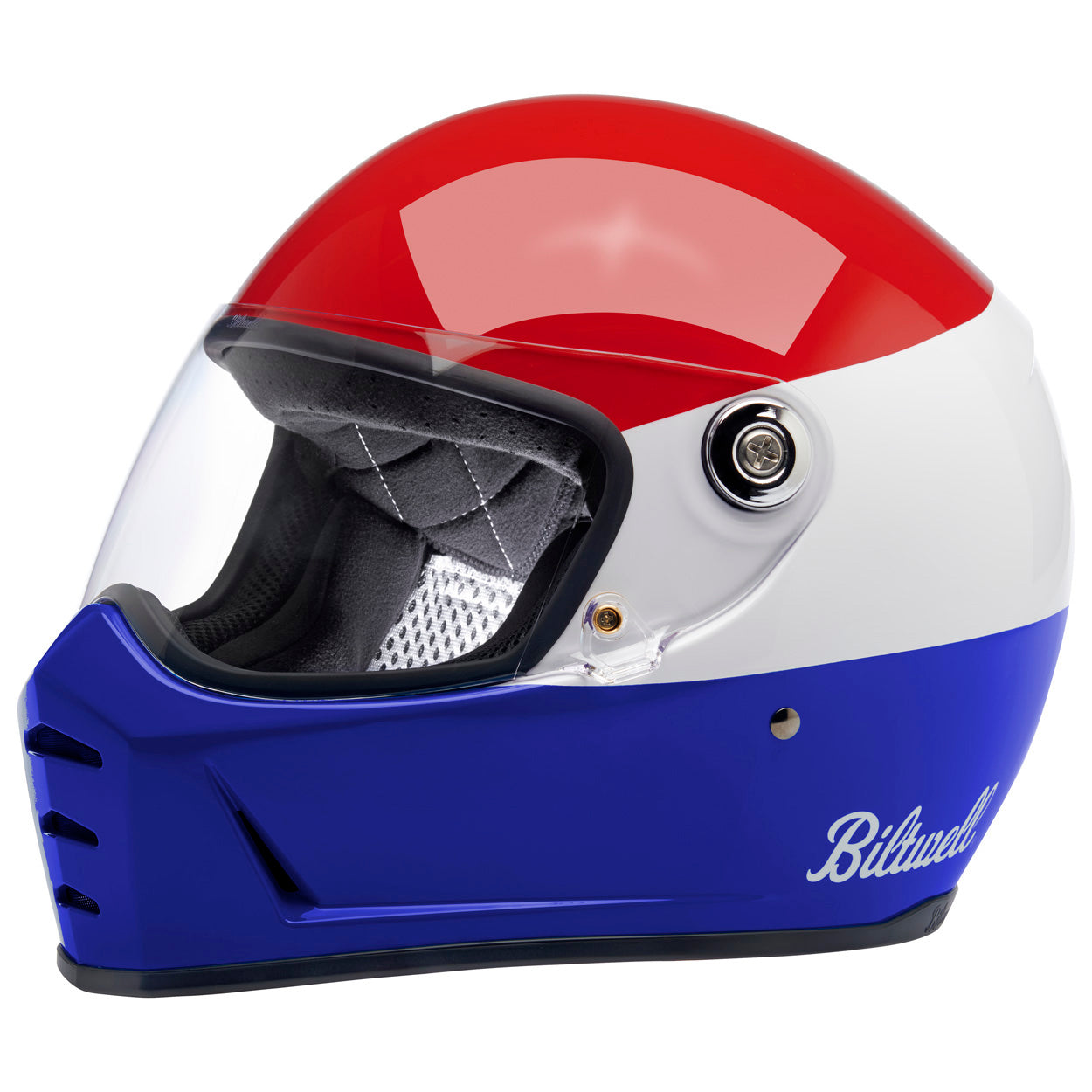 Lane Splitter ECE R22.05 Helmet - Podium Gloss Red/White/Blue