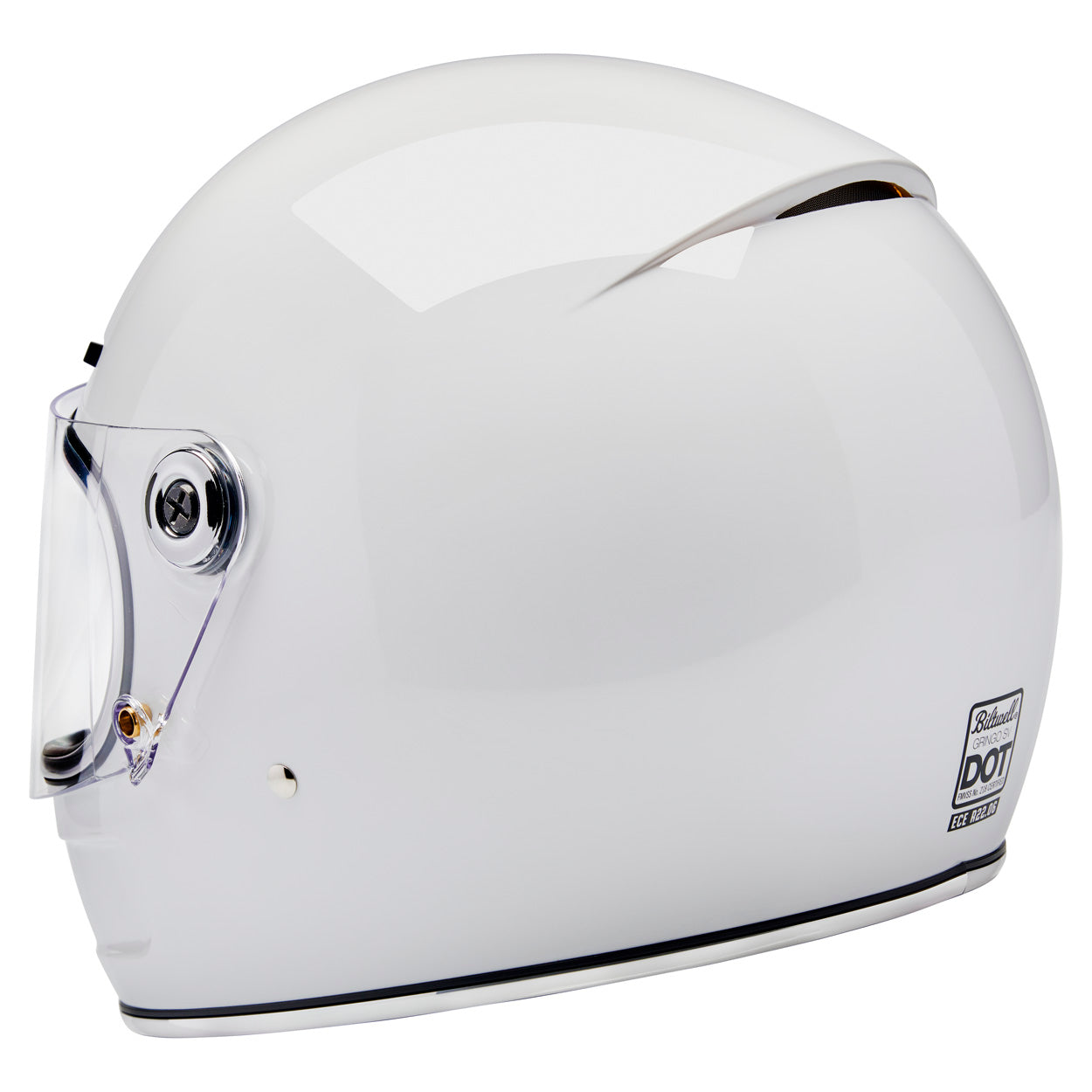 Gringo SV ECE R22.06 Helmet - Gloss White