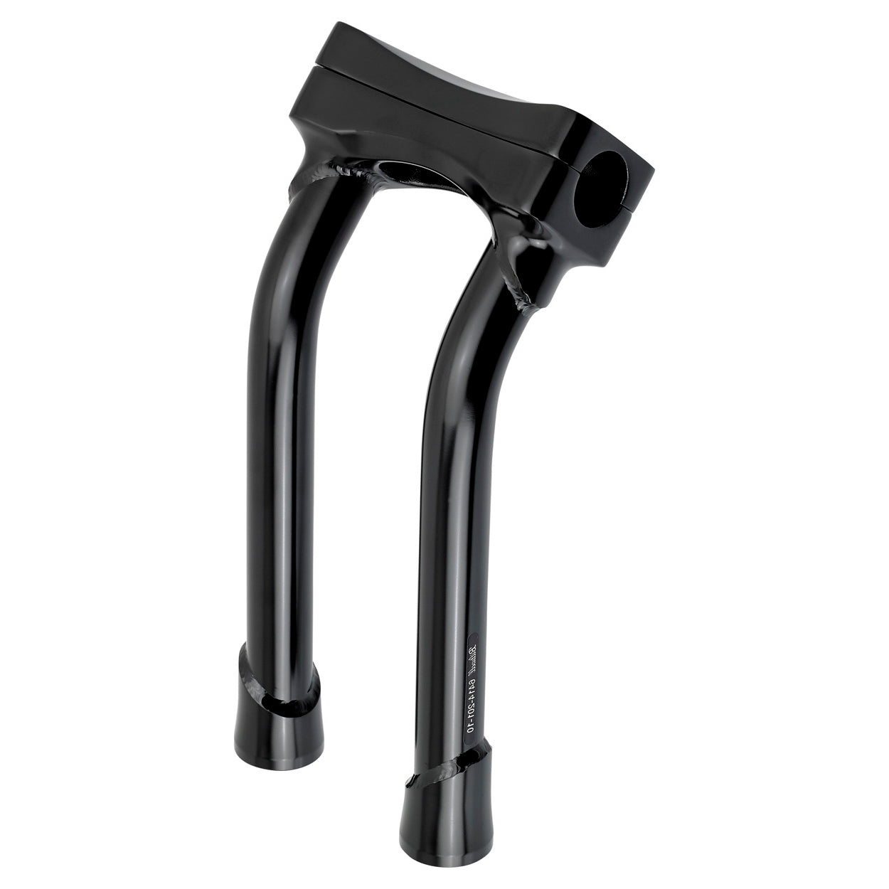 CLOSEOUT Murdock O/S Pullback Risers 6" 10" 12" 14" - Black Electroplate