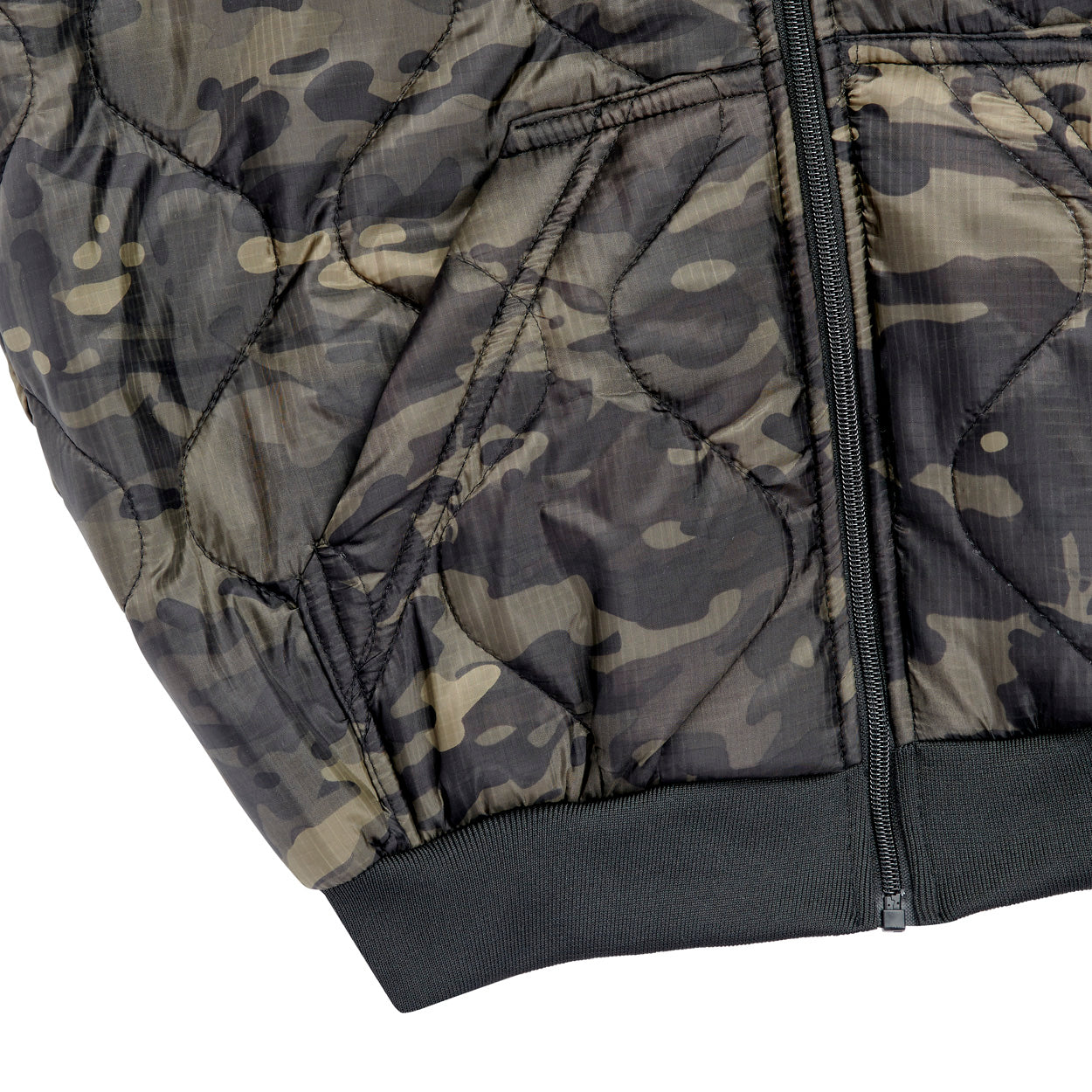 Woobie Zip Hoodie - Multicam Black