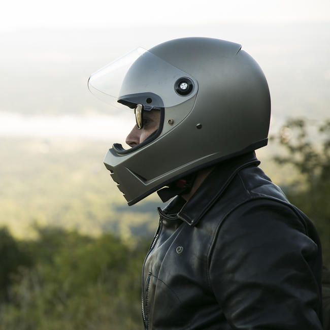 Lane Splitter Helmet - Flat Titanium