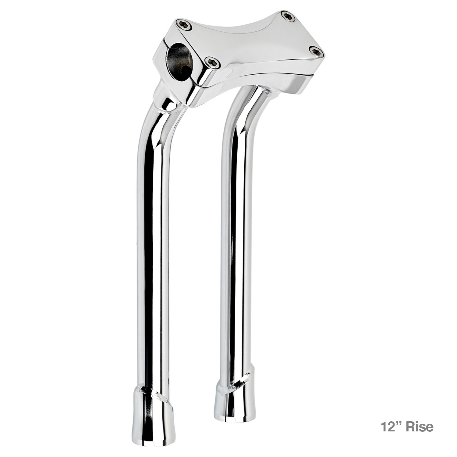 CLOSEOUT Murdock O/S Pullback Risers 6" 12" 14" - Chrome