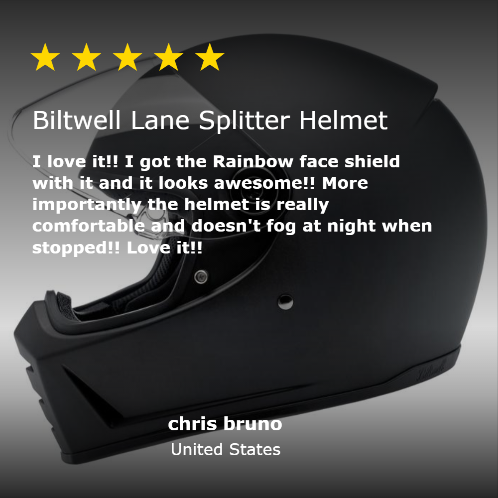 Lane Splitter ECE R22.05 Helmet - Flat Black