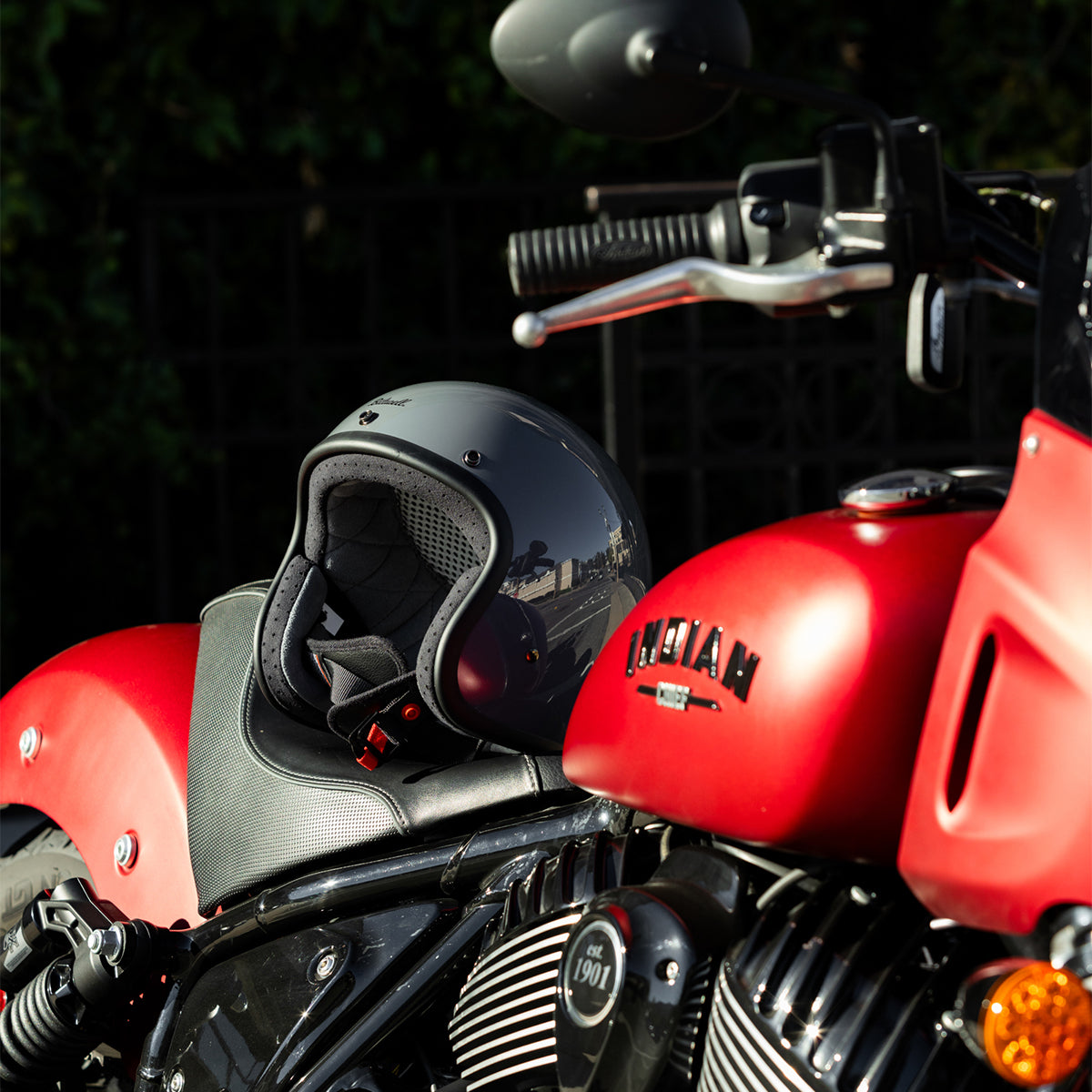 CLOSEOUT Bonanza Helmet - Gloss Storm Grey