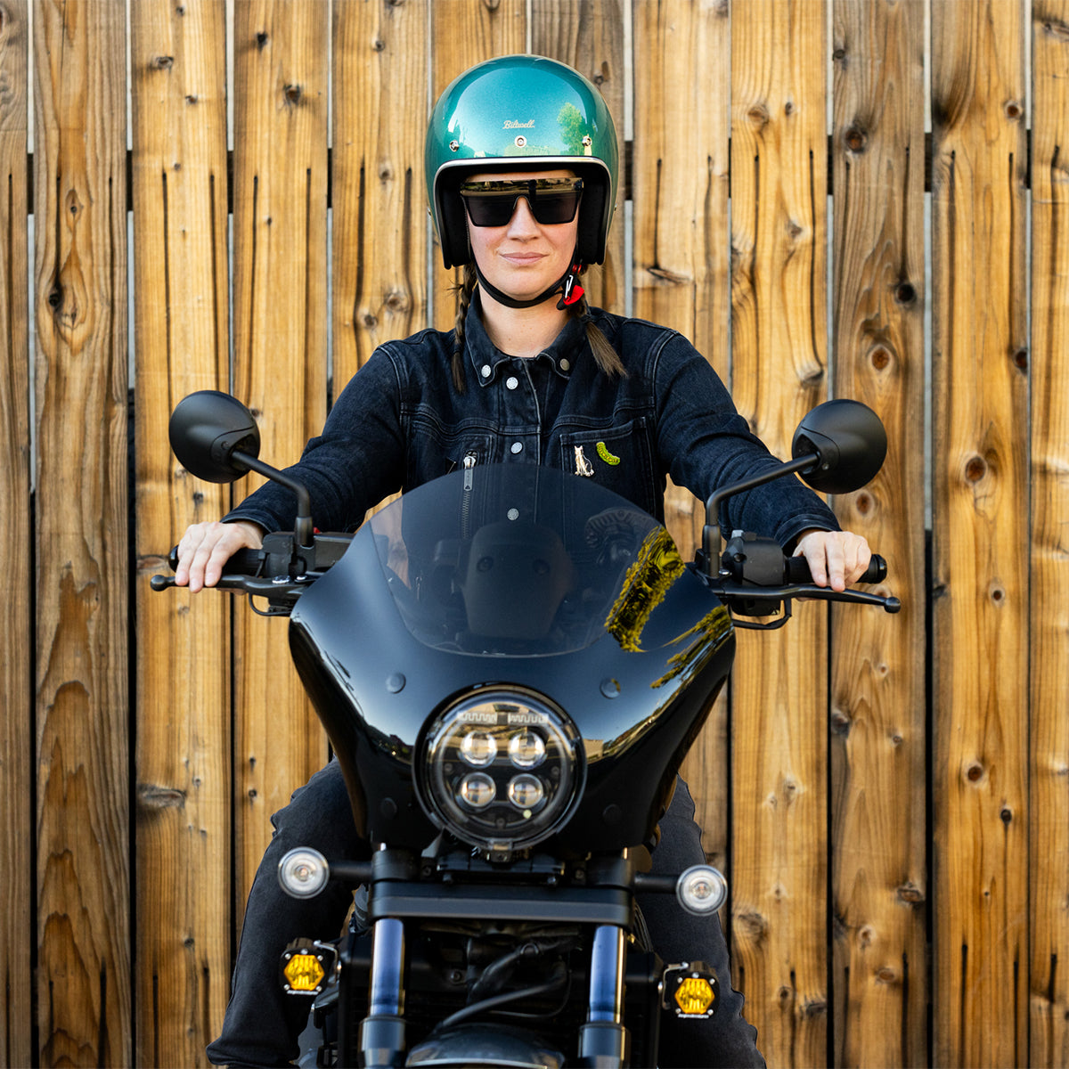 CLOSEOUT Bonanza Helmet - Metallic Catalina - SIZE X-SMALL