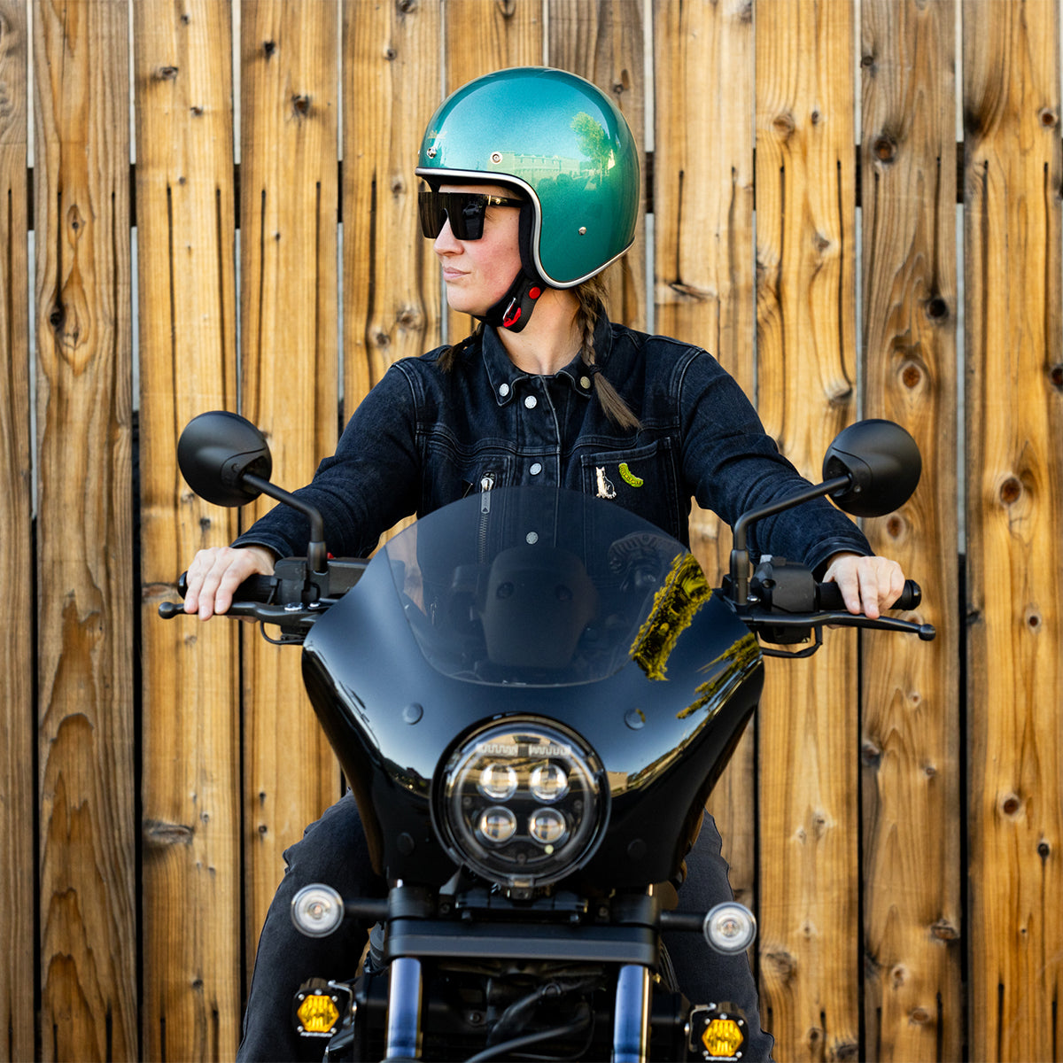 CLOSEOUT Bonanza Helmet - Metallic Catalina - SIZE X-SMALL