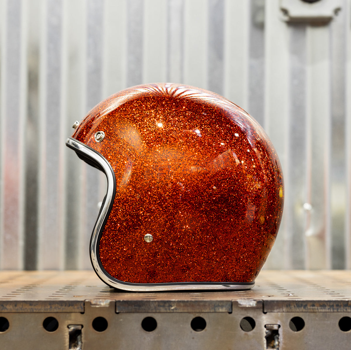 CLOSEOUT Bonanza Helmet - Megaflake Rootbeer - SIZE X-SMALL