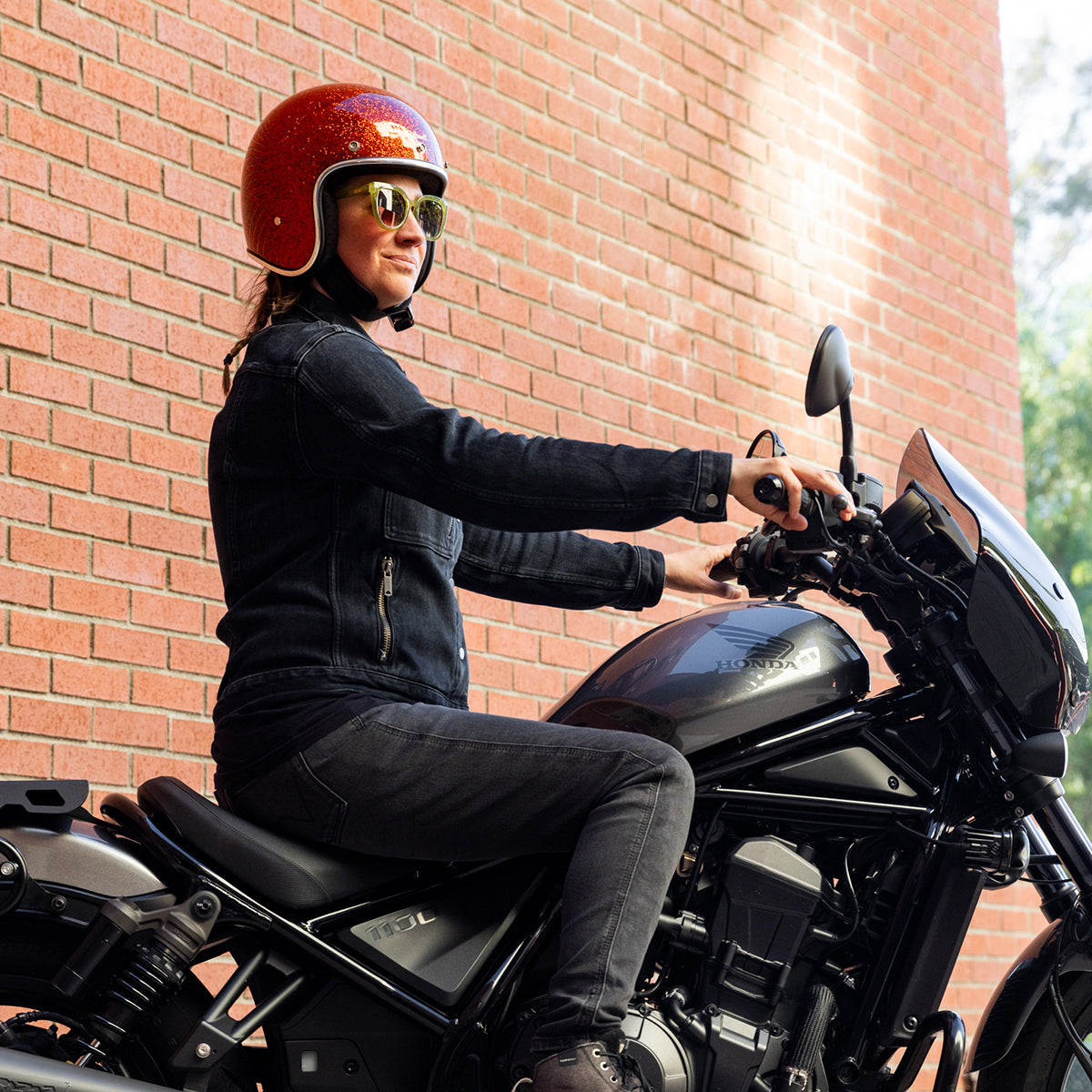 CLOSEOUT Bonanza Helmet - Megaflake Rootbeer - SIZE X-SMALL