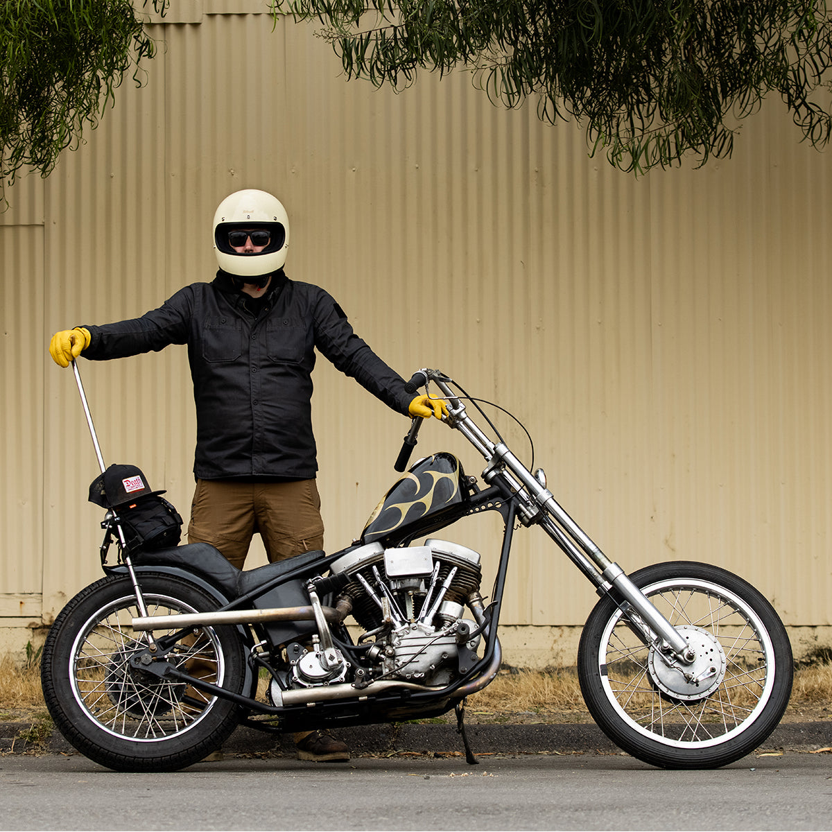 Gringo Helmet - Gloss Vintage White