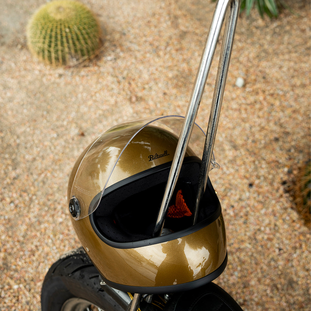 Gringo S Helmet - Metallic Ugly Gold