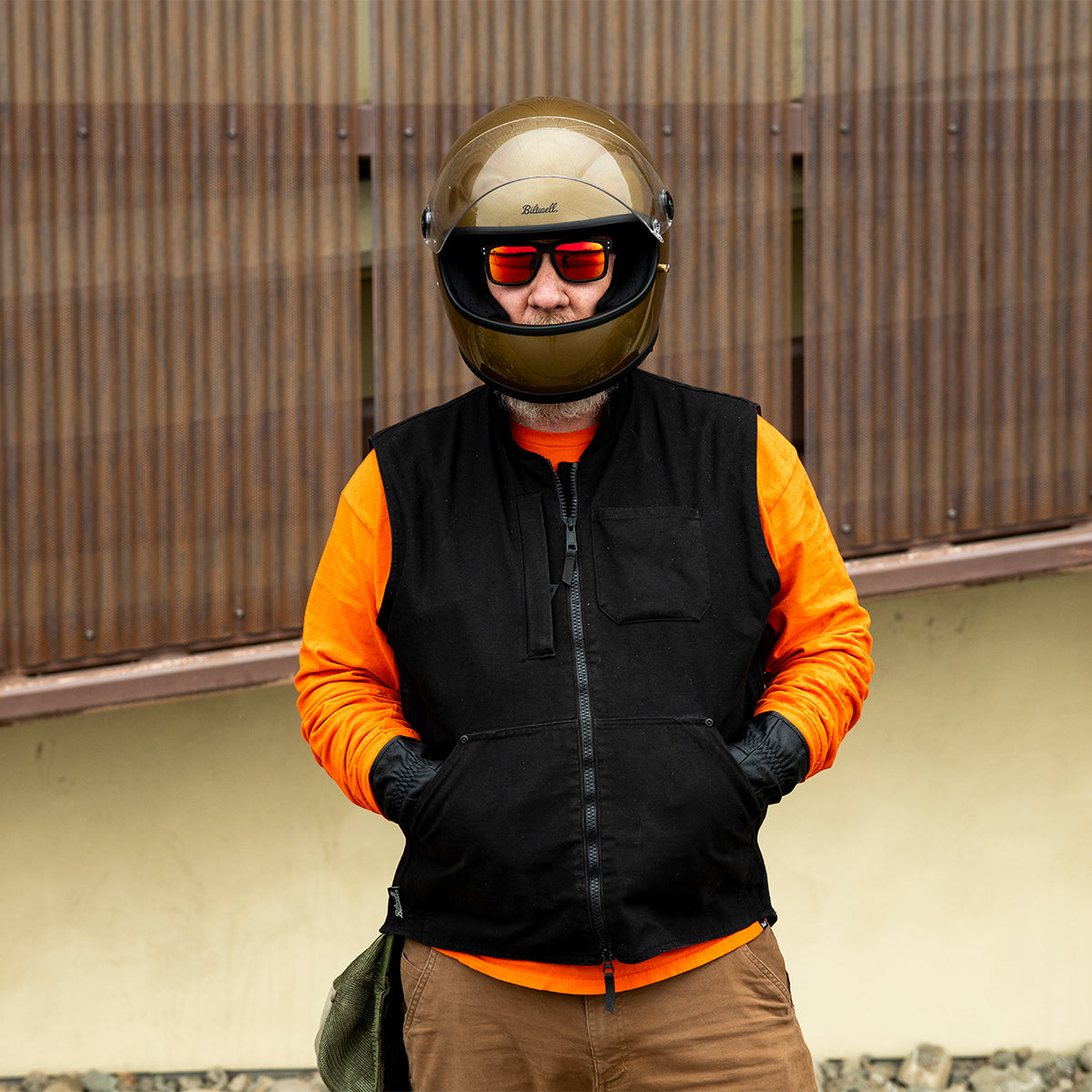 Gringo S Helmet - Metallic Ugly Gold