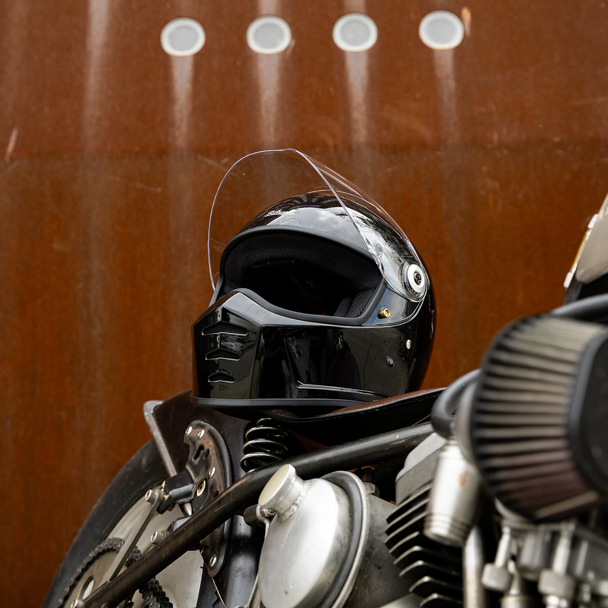 Lane Splitter Helmet - Gloss Black