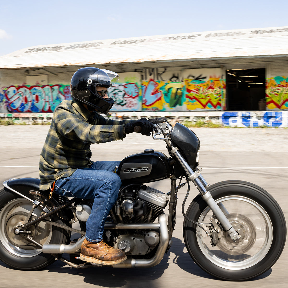 Lane Splitter Helmet - Gloss Black