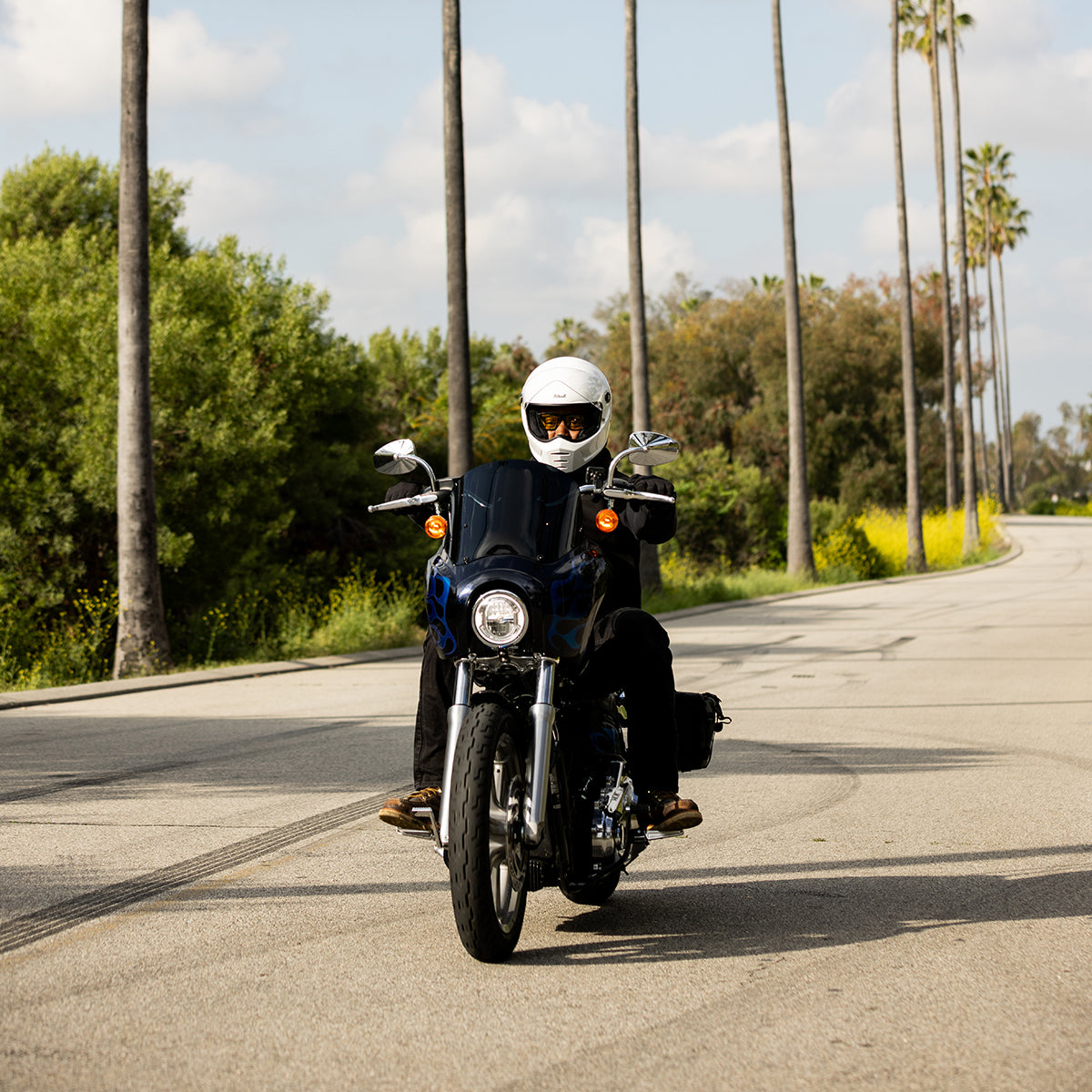 Lane Splitter Helmet - Gloss White