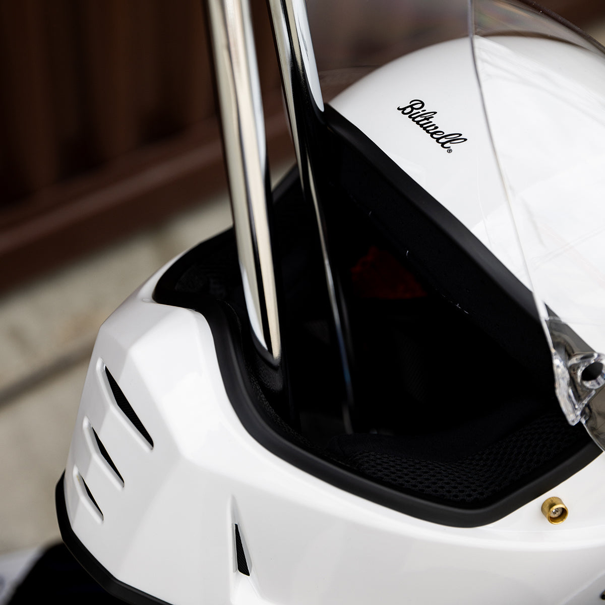 Lane Splitter Helmet - Gloss White