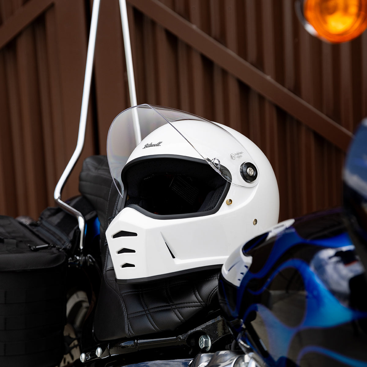 Lane Splitter Helmet - Gloss White