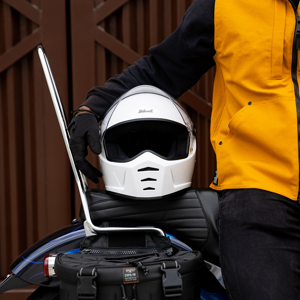 Lane Splitter Helmet - Gloss White
