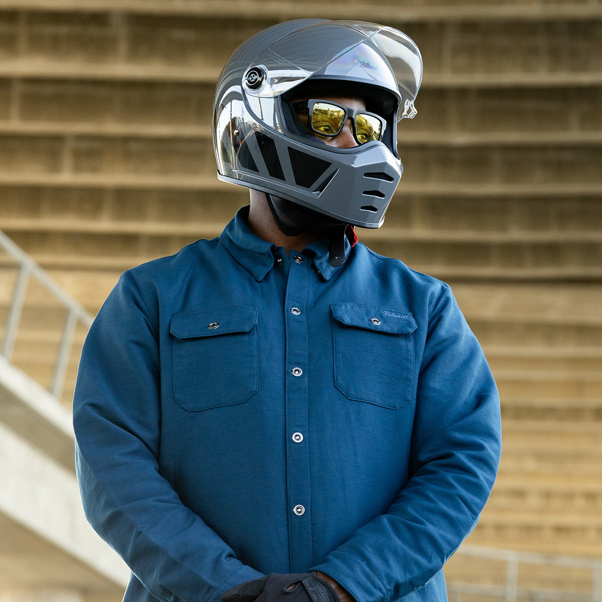 Lane Splitter Helmet - Gloss Storm Grey Inertia