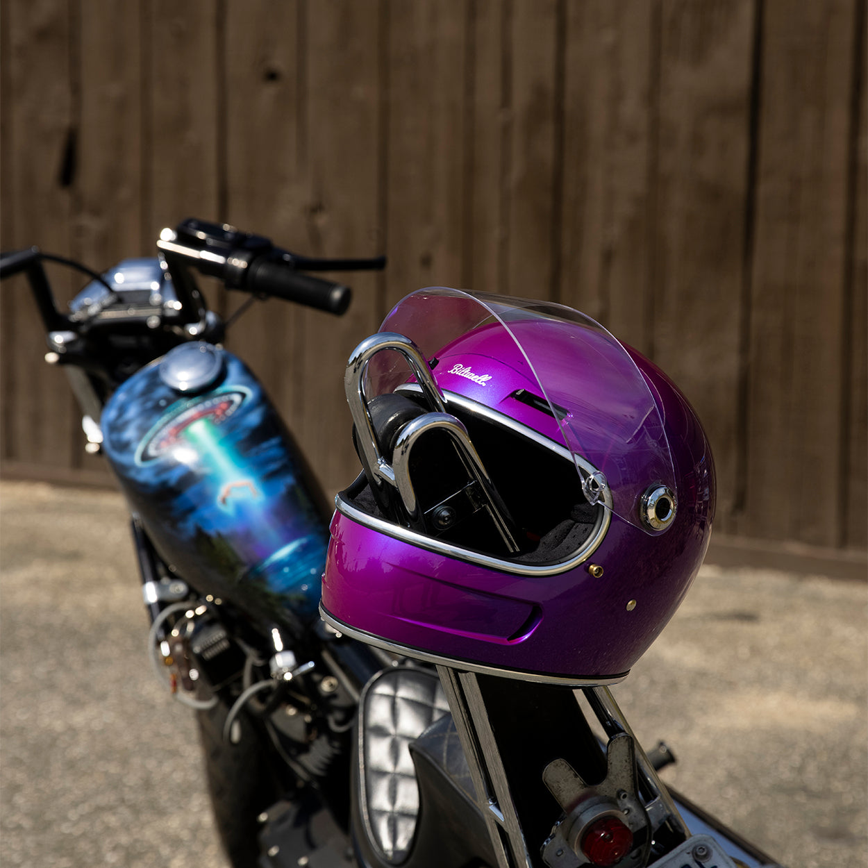 Gringo SV ECE R22.06 Helmet - Metallic Grape