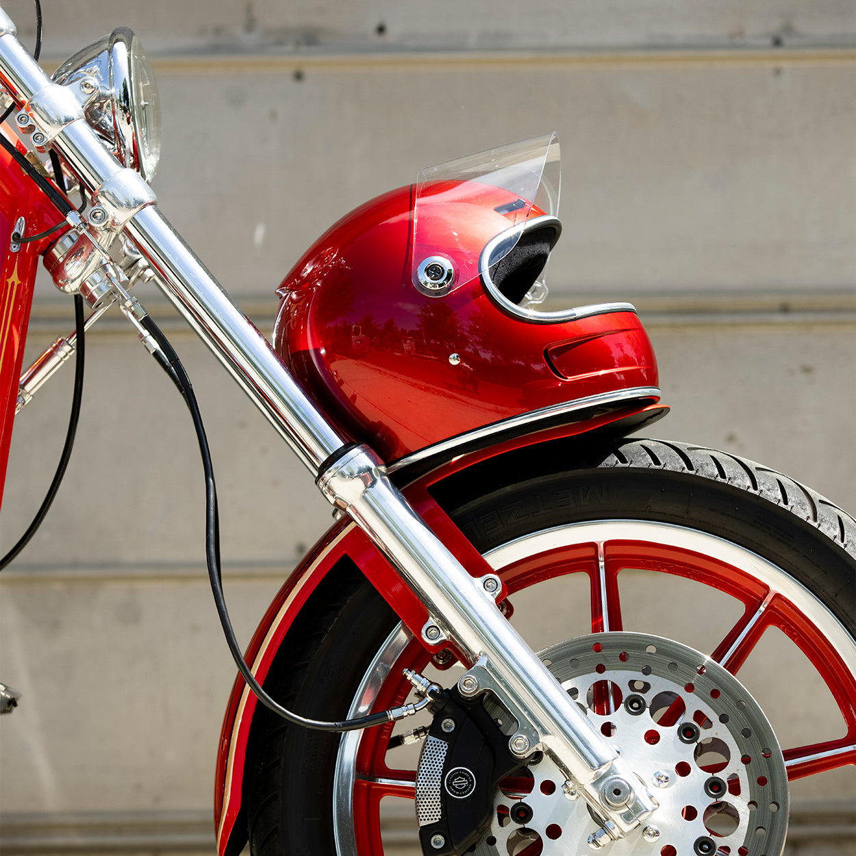 CLOSEOUT Gringo SV Helmet - Metallic Cherry Red