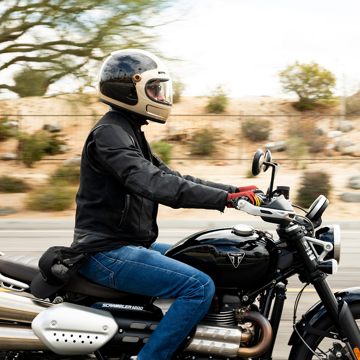 Gringo SV Helmet - Metallic Champagne / Charcoal Tracker