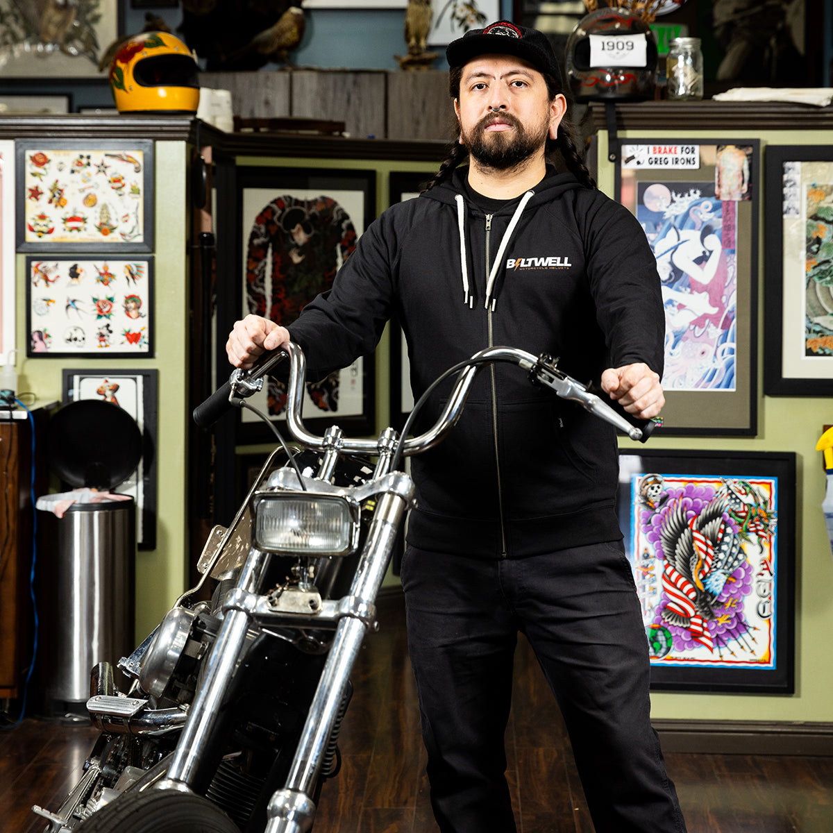 CLOSEOUT Bolts Zip Hoodie