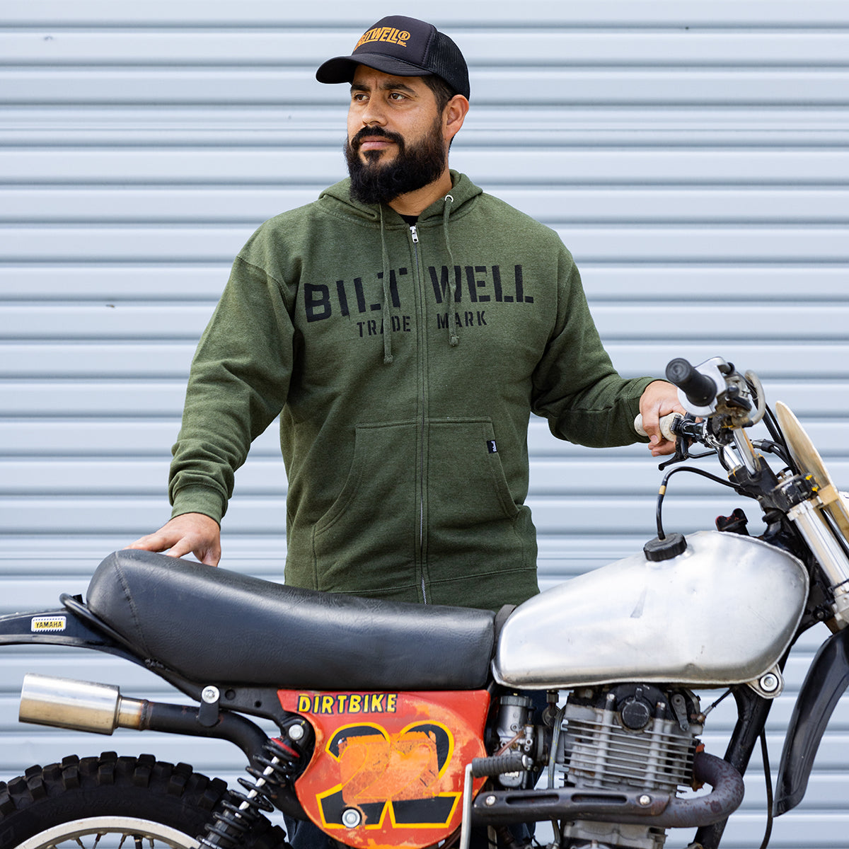 CLOSEOUT Stencil Zip Hoodie