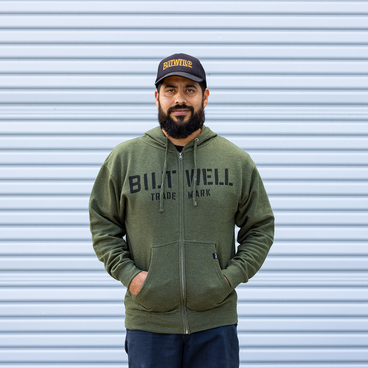 CLOSEOUT Stencil Zip Hoodie