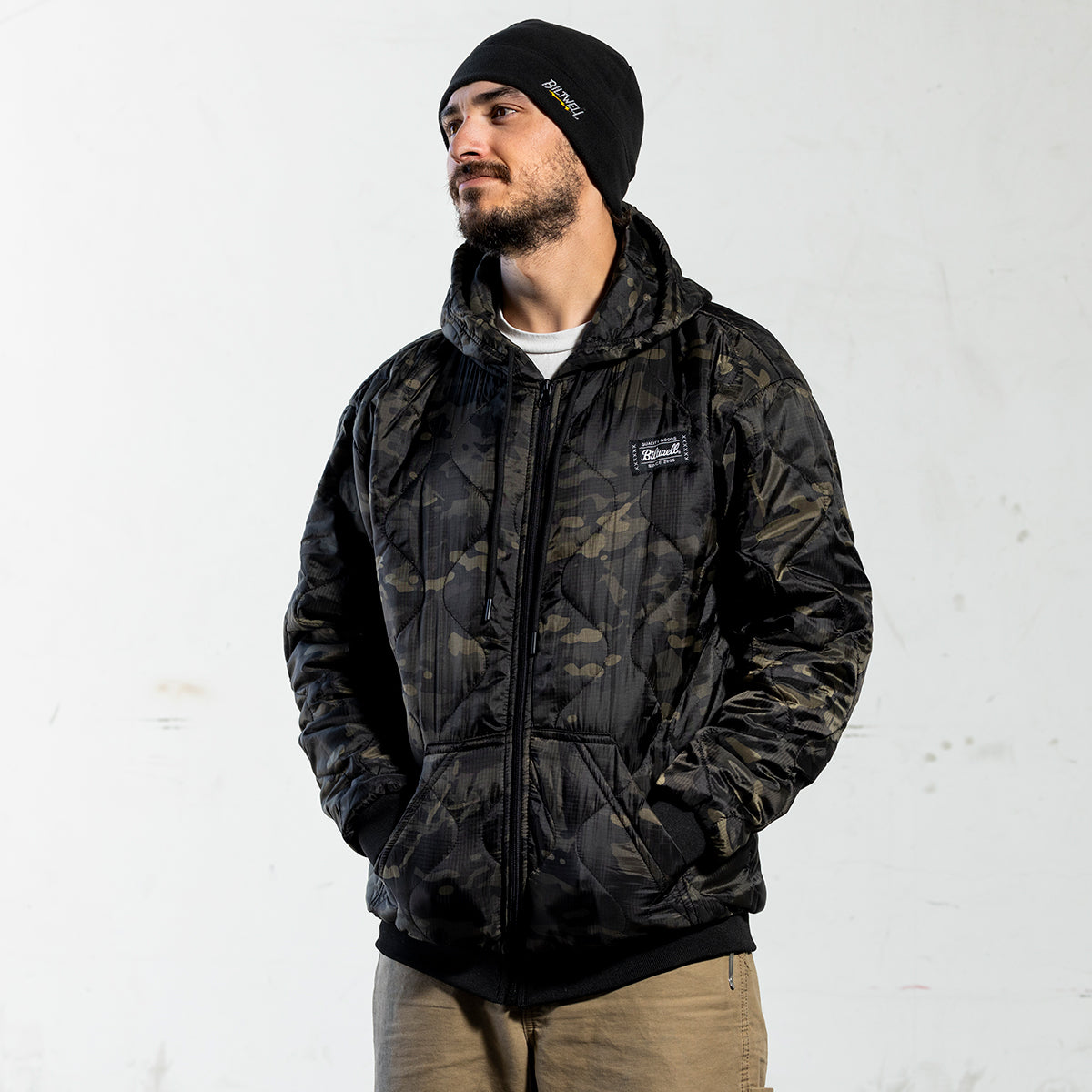 Woobie Zip Hoodie - Multicam Black